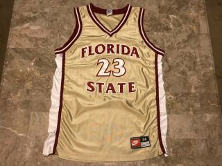 James Collins 23 Florida State Seminoles Fsu Vtg Sewn Nike Jersey Adult Sz 44 L