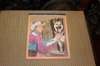 Vintage Roy Rogers Dog Writing Pad Tablet Notebook Nos Frontiers Inc.