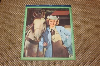 Vintage Roy Rogers Dale Evans Writing Pad Tablet Notebook Nos Frontiers Inc.