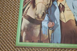 Vintage Roy Rogers Dale Evans Writing Pad Tablet Notebook NOS Frontiers Inc. 5