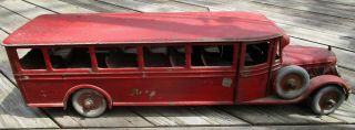 Buddy L Pressed Steel Bus 1920 