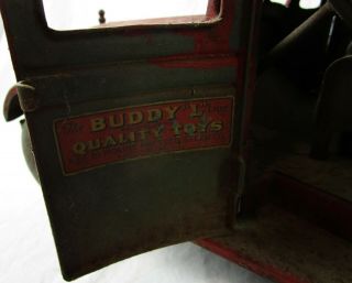 Buddy L Pressed Steel Bus 1920 ' s Vintage Barn Find Coach Bus 29 