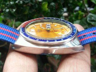 Sei ko Pepsi Chronograph Automatic cal.  6139 - 8002 men ' s watch vintage Japan made 5