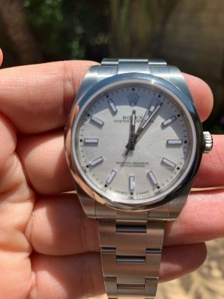 Rolex Oyster Perpetual 114300 - 39mm - Rare And Newly Released White Dial -