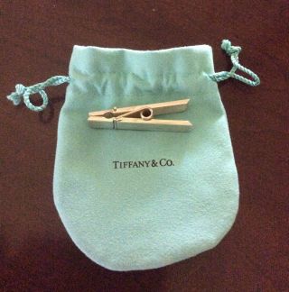Tiffany & Co Sterling Silver Clothes Pin Clip 2
