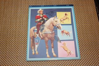 Vintage Roy Rogers Trigger Writing Pad Tablet Notebook 1 Nos Frontiers Inc.