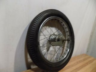 1968,  Schwinn Stingray Runabout 2 - Speed S2 Bicycle Rear Wheel,  Slik Vintage Blue