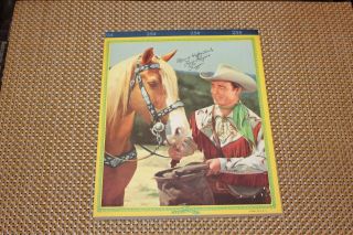 Vintage Roy Rogers Trigger Writing Pad Tablet Notebook 8 Nos Frontiers Inc.