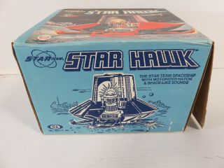 VINTAGE Star Hawk with Zeroid S.  T.  A.  R.  TEAM Spaceship 1977 Ideal w/ Box - 6