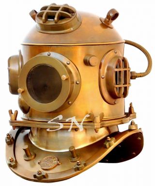 Brass Diving Helmet Morse Divers Antique Scuba Diving Helmet Collectible Decor