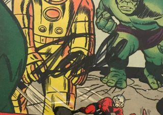 AVENGERS 1 Marvel Comics 1963 Stan Lee Signed AUTO CGC 4.  5 1st Appearance RARE 2