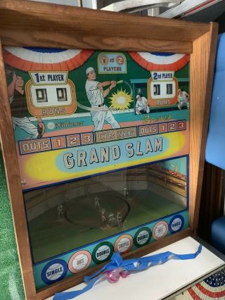Williams Grand Slam Pitch & Bat Vintage Arcade Pinball Game1964 Fully Restored 3