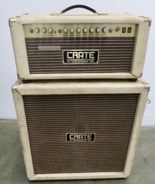 Crate Vintage Club 50 Tube Amp Stack With Vc - 50h 4x10 Speaker Cabinet