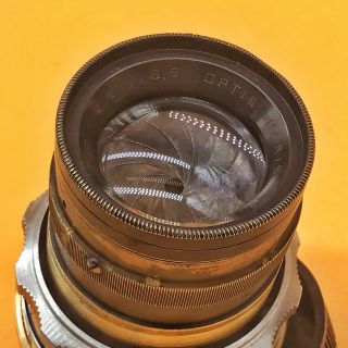 Optis Paris 6.  5cm f2.  5 LTM M39 Mount adapted lens (kinoptik Boyer Berthiot) Rare 8