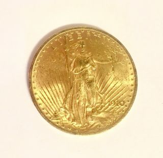 1910 $20 Gold Coin Saint Gaudens Double Eagle.  Very Rare