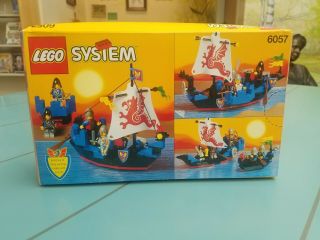 Lego Castle Black Knights Sea Serpent 6057 Vintage