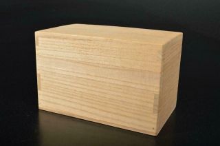 S7059: Japanese Wooden TEA BOX Paulownia Tea Ceremony 3