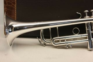Bach Stradivarius 37 ML Trumpet Professional Horn VERY GOOD VINTAGE w Trigger 11