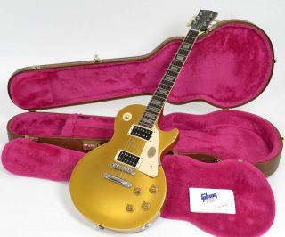 1991 Gibson Les Paul Classic Rare All Gold Bullion Finish with Case 2