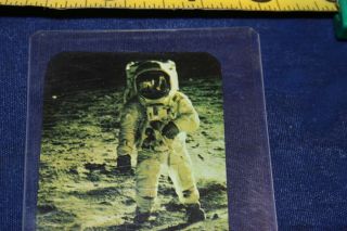 Extremely Rare Vintage NASA Apollo 11 North American Rockwell Team Award Card 2