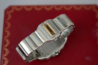 Cartier Santos 100 Large S/S 18K Gold Automatic Mens Rare Bracelet Version 38mm 8
