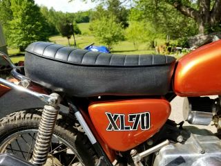 Vintage 1972 Honda Xl70 Front Fender And Side Covers Full Repaint