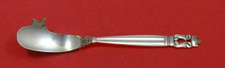 Acorn By Georg Jensen Sterling Silver Cheese Knife W/pick Fh As Custom 5 3/4 "