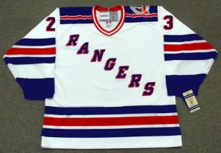 JEFF BEUKEBOOM York Rangers 1994 CCM Vintage Home NHL Hockey Jersey 2