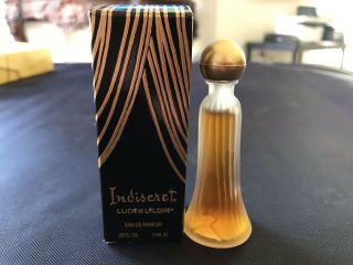 Vintage Lucien Lelong Indiscret Perfume.  25 Fl Oz In The Box