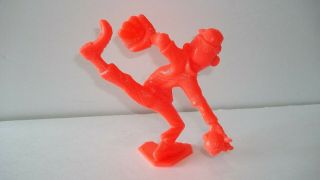 Vintage BUMS Weird Ohs Nutty Mads Marx figure? Baseball Pitcher Hecho en Mexico 3