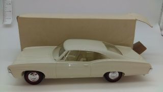 Vintage Chevrolet Dealer Promo Toy Model 1968 Impala Ss 427 Hard Top Redline Car