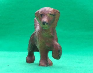 1930 Hubley Iron Dog Irish Setter Paint Lancaster Pa