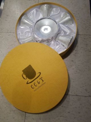 Vintage Cc&t For Coffee & Tea Cups & Saucers Set Gift Box Set Of 6.  12pc.