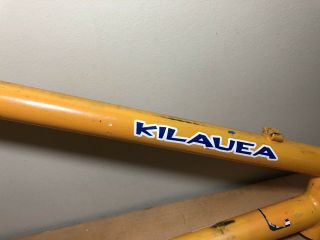 Vintage 1998 Kona Kilauea Reynolds 631 18” Mountain Bike Frame Orange Very Light 3