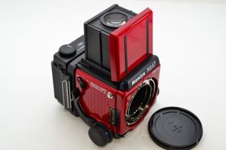 RARE ALL RED Mamiya RZ67 Pro II D IID w/ Strap 1745 3