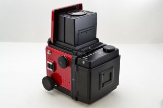 RARE ALL RED Mamiya RZ67 Pro II D IID w/ Strap 1745 5