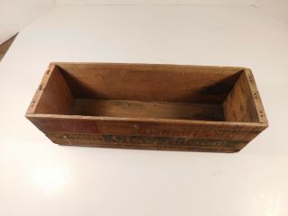 Vintage Armour ' s Cloverbloom American Cheese 5 Pound Wooden Cheese Box 5