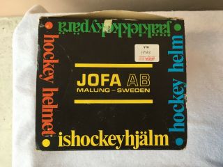 Vintage Jofa Helmet 235 - 51 23551 BLUE Gretzky WITH BOX - VERY RARE 5