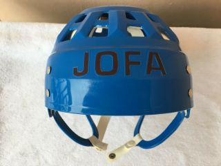 Vintage Jofa Helmet 235 - 51 23551 BLUE Gretzky WITH BOX - VERY RARE 6
