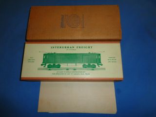Vintage Pittman O Gauge Interurban Freight Car Kit 512.  Never Assembled.