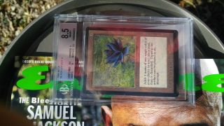 Beta BLACK LOTUS BGS Graded 8.  5 Near Magic The Gathering MTG 1993 Pics 5