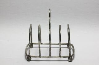 small sterling silver toast racks Hamilton & Co Calcutta Colonial 1909 3