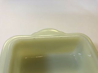 Vintage McKee Green Dots & Custard 1 Lb Butter Dish 1920 - 1930’s 8
