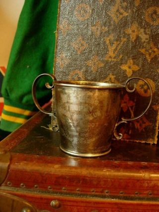 Rare Vintage Sterling Silver 925 Loving Cup 1915 Shooting Trophy Nome Gun Club