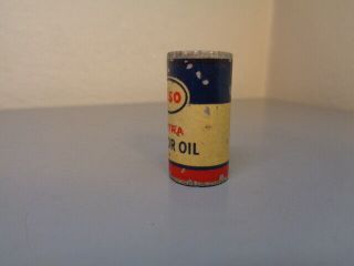 LEGO DENMARK VINTAGE 1950 ' S WOOD ESSO EXTRA MOTOR OIL CAN ULTRA RARE VERY GOOD 3