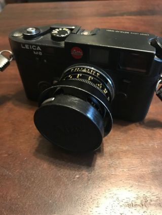 Rare Early First Batch Leica M6 Rangefinder Camera With Summicron 1:2/50 Lens