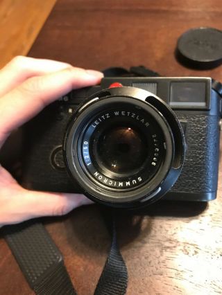 RARE Early First Batch LEICA M6 Rangefinder Camera With Summicron 1:2/50 Lens 5