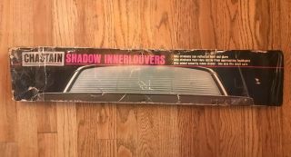 Vintage Chastain Shadow Rear Window Louvers Old Stock