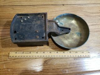 WWII U S Army Signal Corp Brass Bell MC - 153 J H Bunnell & Co.  Alarm Telephone 3