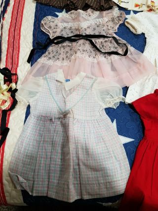 14 Vintage 50s 60s Girls toddlers sizes 2 - 3 4